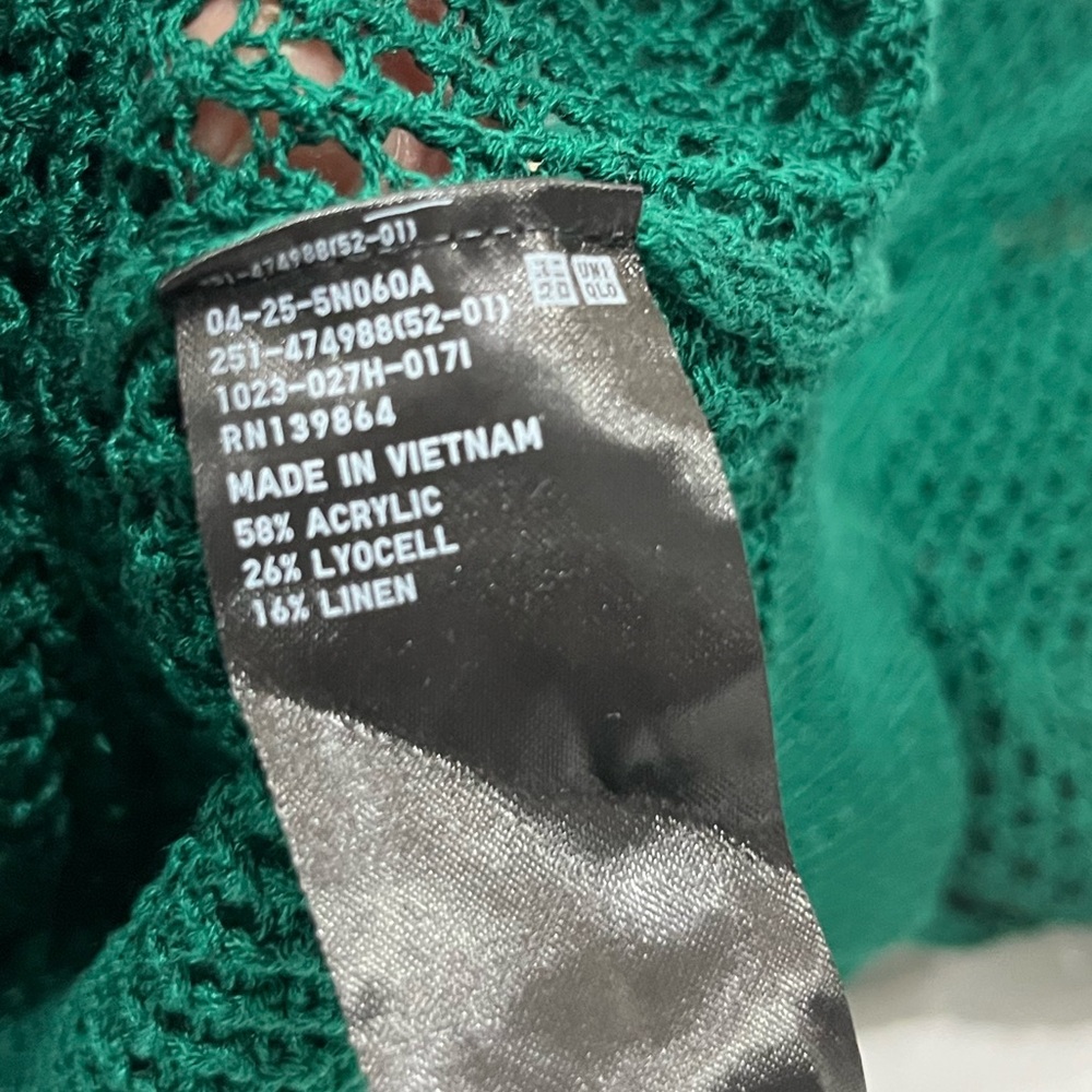 UNIQLO CROCHET CROPPED SWEATER NEW WITH TAG (867) - Picture 7 of 14